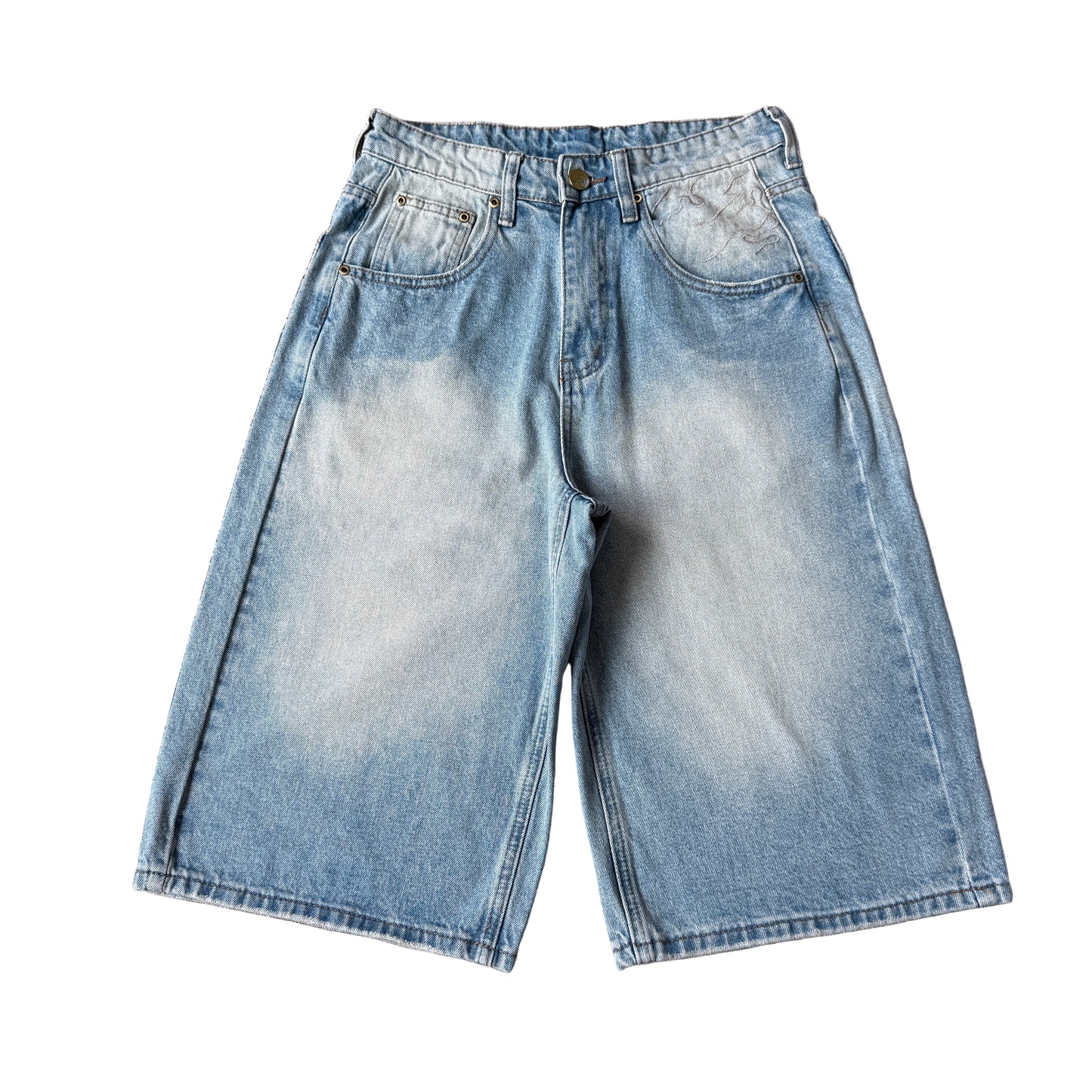 "yasmin v3" Jorts blue updated fit