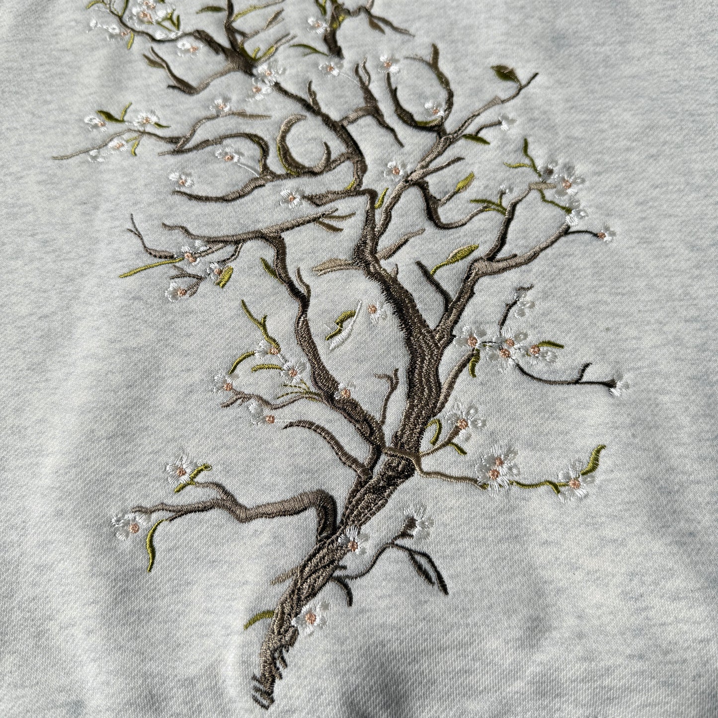 "blossom" Hoodie grey melange