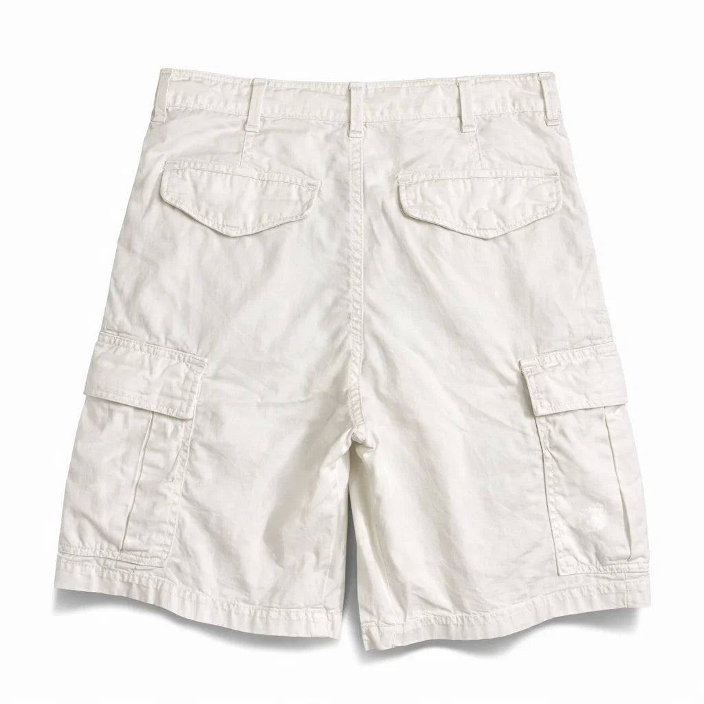 Ental Cargo Shorts (White)