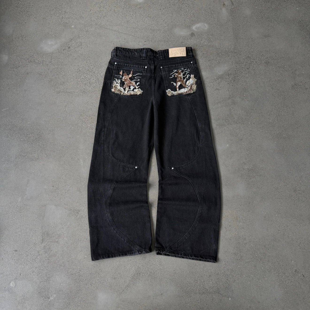 VCT033 New Western jeans (Black)
