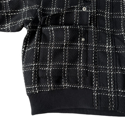 Crossline Plaid Jacket (Black)