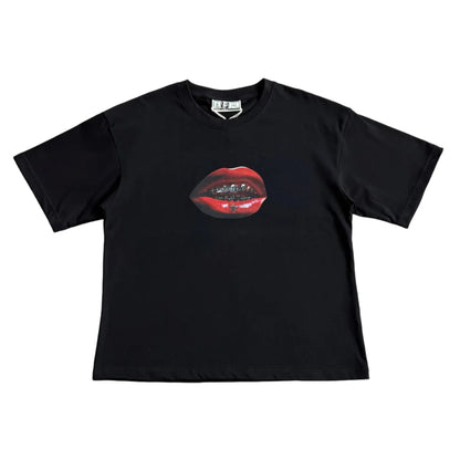 DP Crimson Lips Tee (Black)