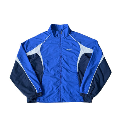 Piping Nylon Tracksuit Jacket (Blue)