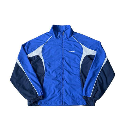 Piping Nylon Tracksuit Jacket (Blue)