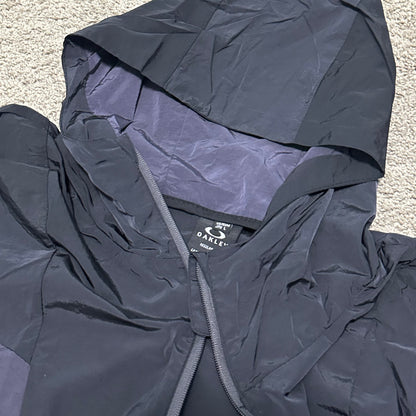Black/Purple Windbreaker Oakley Jacket