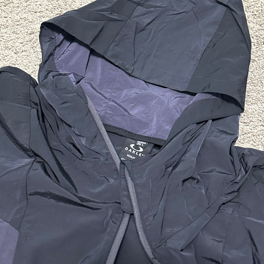 Black/Purple Windbreaker Oakley Jacket