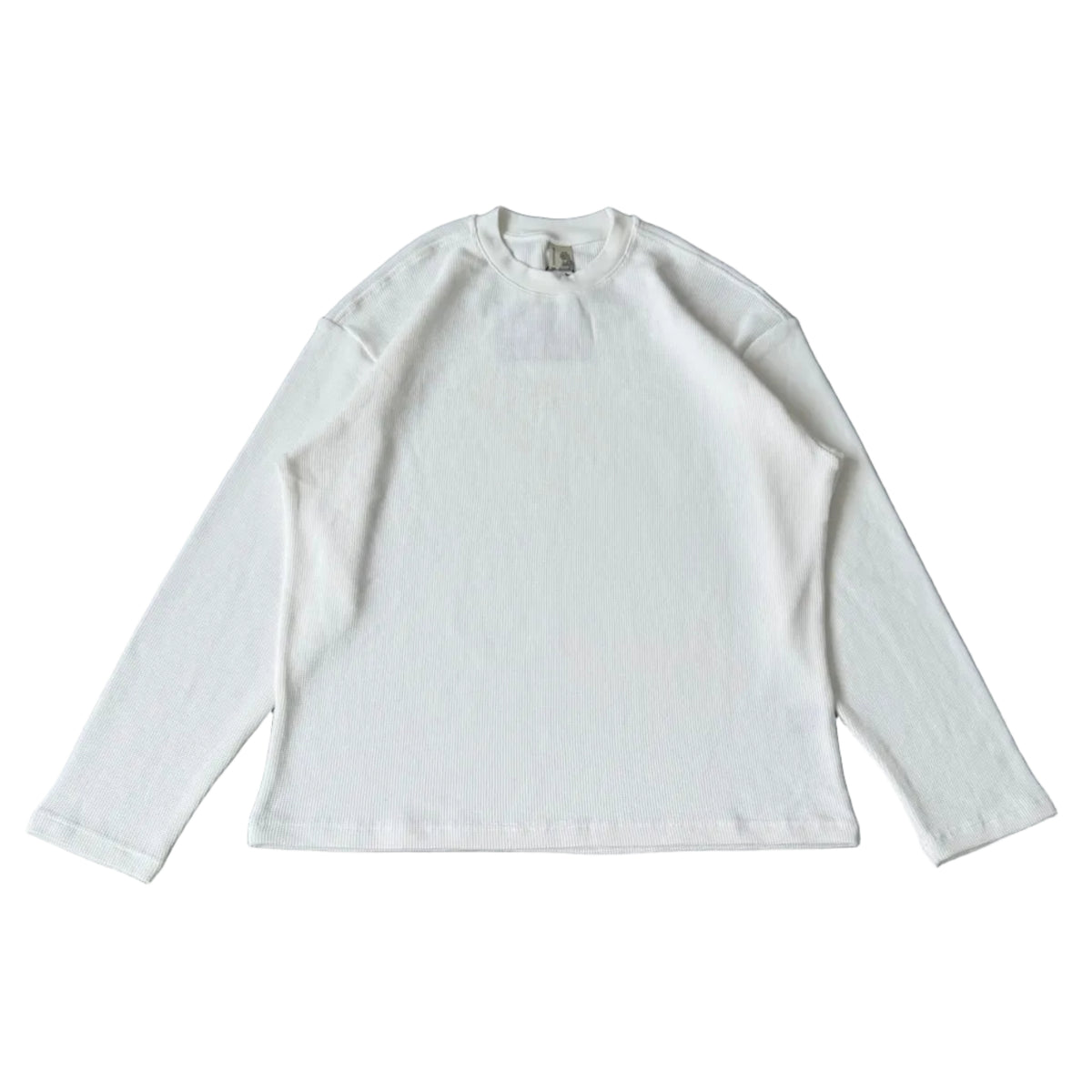Blossom Waffle Long-Sleeve (White)