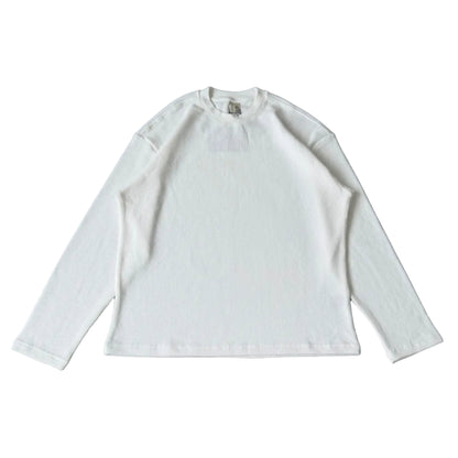 Blossom Waffle Long-Sleeve (White)
