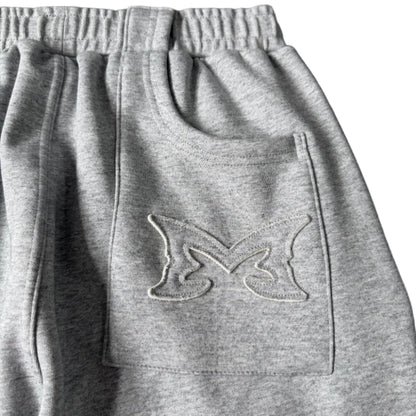 Split Panel Joggers (Grey)