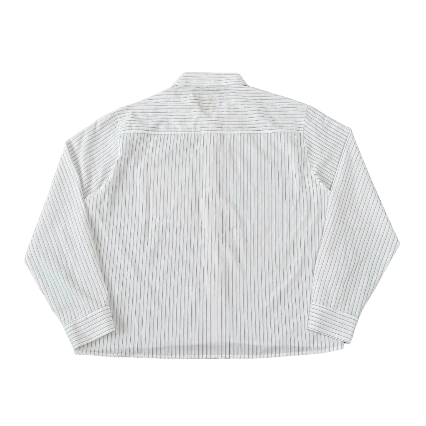 Ledgar Striped Button-Up (White)