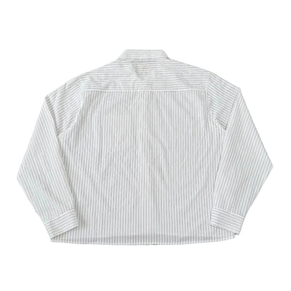 Ledgar Striped Button-Up (White)