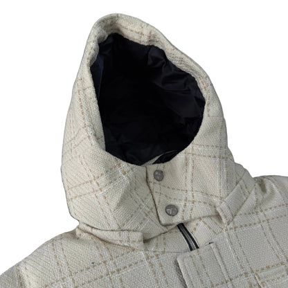Crossline Plaid Jacket (White)