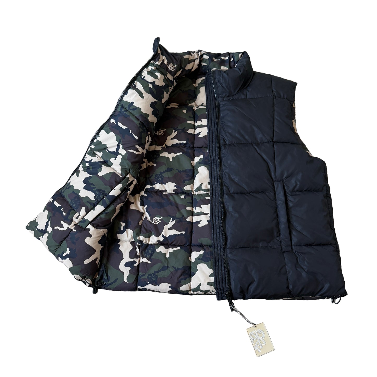 Reversable Camo Puffer Vest