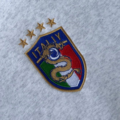 Italy Crest Tracksuit Hoodie (Grey)
