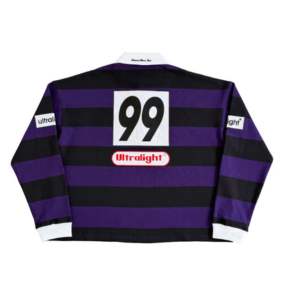 TL Lapel Long Sleeve Polo (Purple)