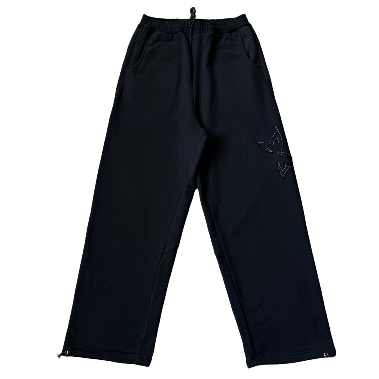 Reverse Bigstep Joggers (Black)