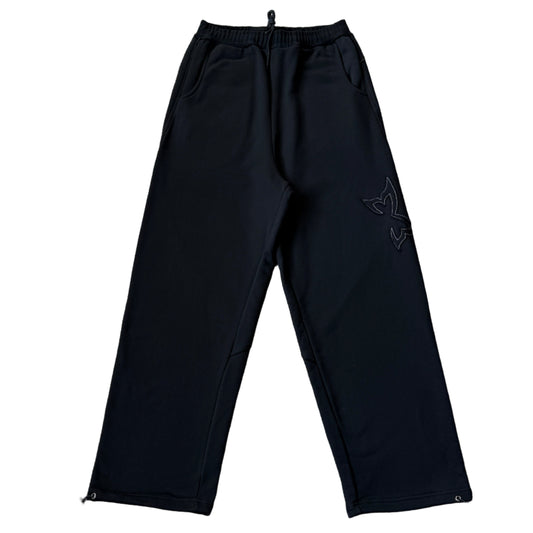 Reverse Bigstep Joggers (Black)