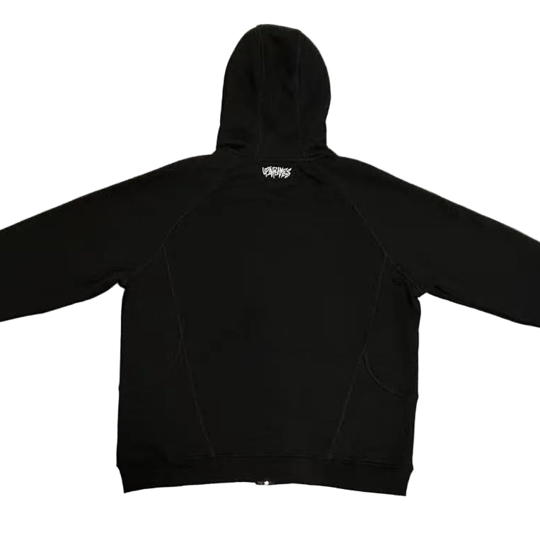Up Thick Tracksuit Zip (Black)