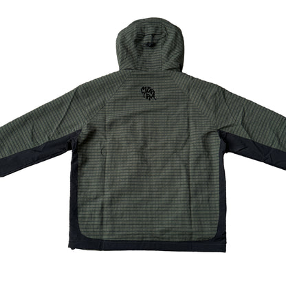 Asymmetrical Plaid Softshell (Green)