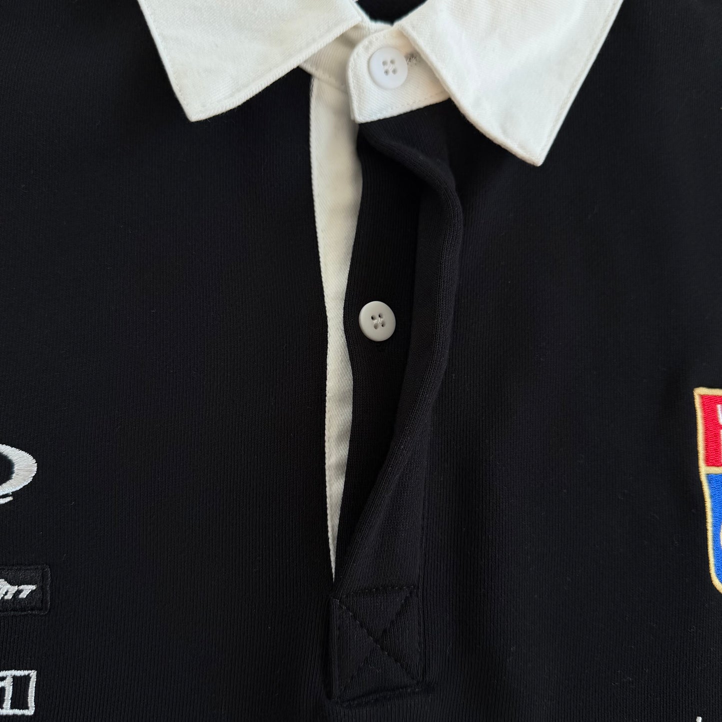 TL Lapel Long Sleeve Polo (Black)