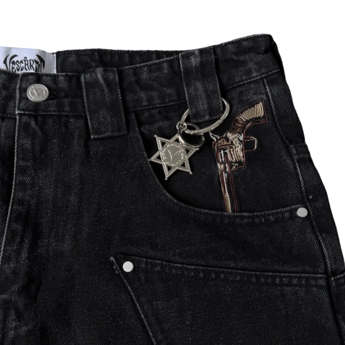 Rivet Western Denim (Black)