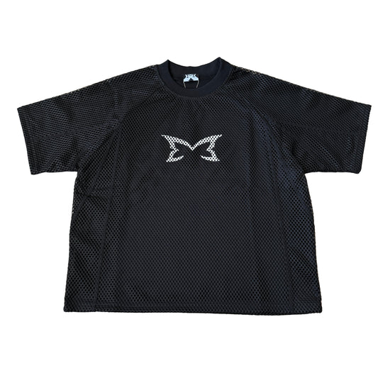 Layered Mesh Jersey (Black)