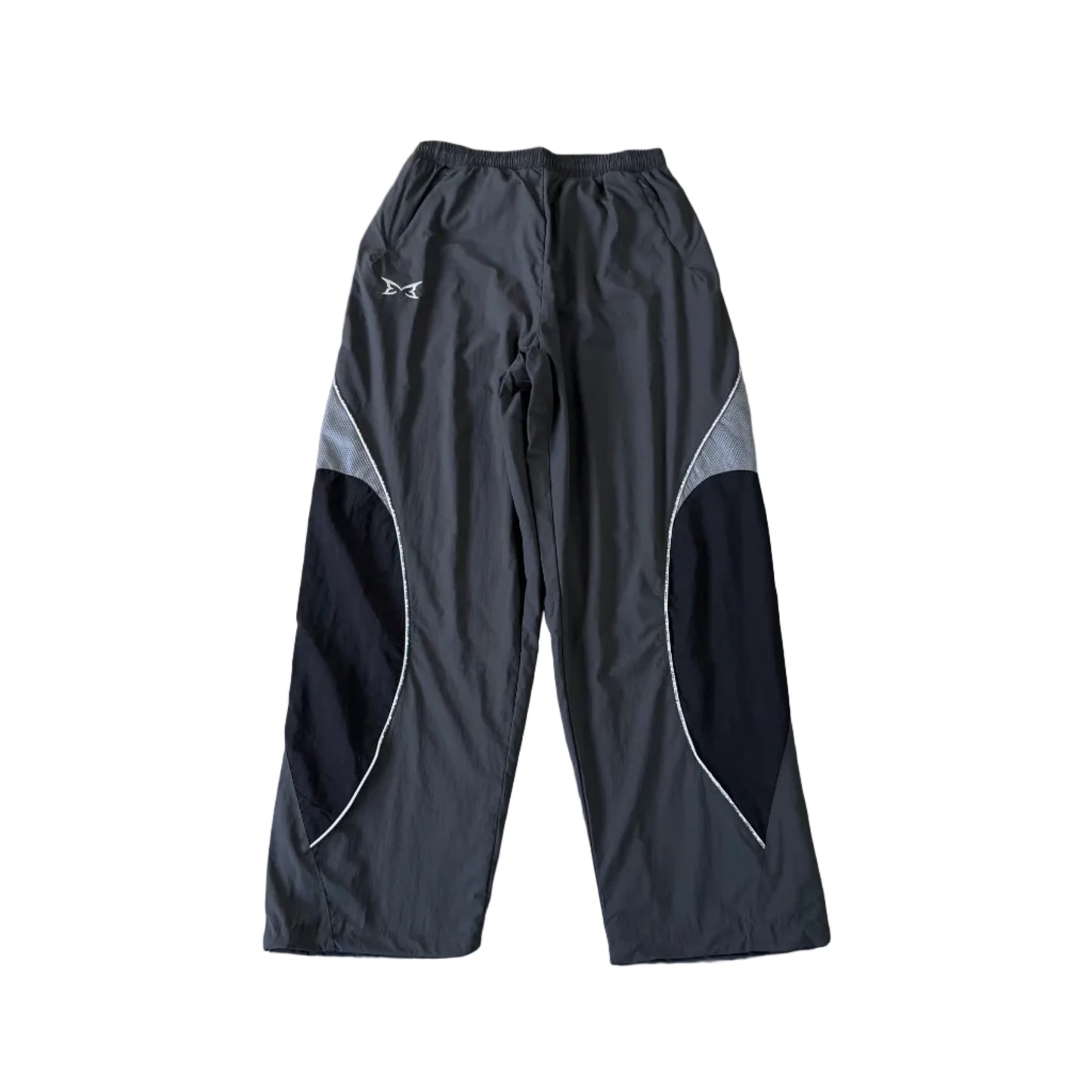 Nylon Piping Tracksuit Pants (Grey)
