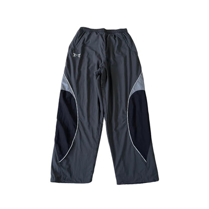 Nylon Piping Tracksuit Pants (Grey)