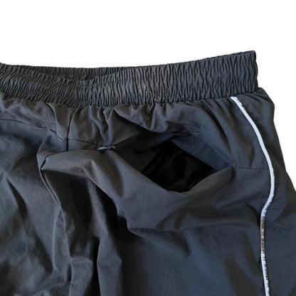 Nylon Piping Tracksuit Pants (Grey)