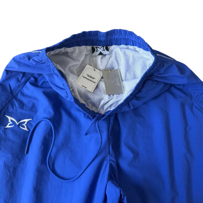 Piping Nylon Tracksuit Pants (Blue)