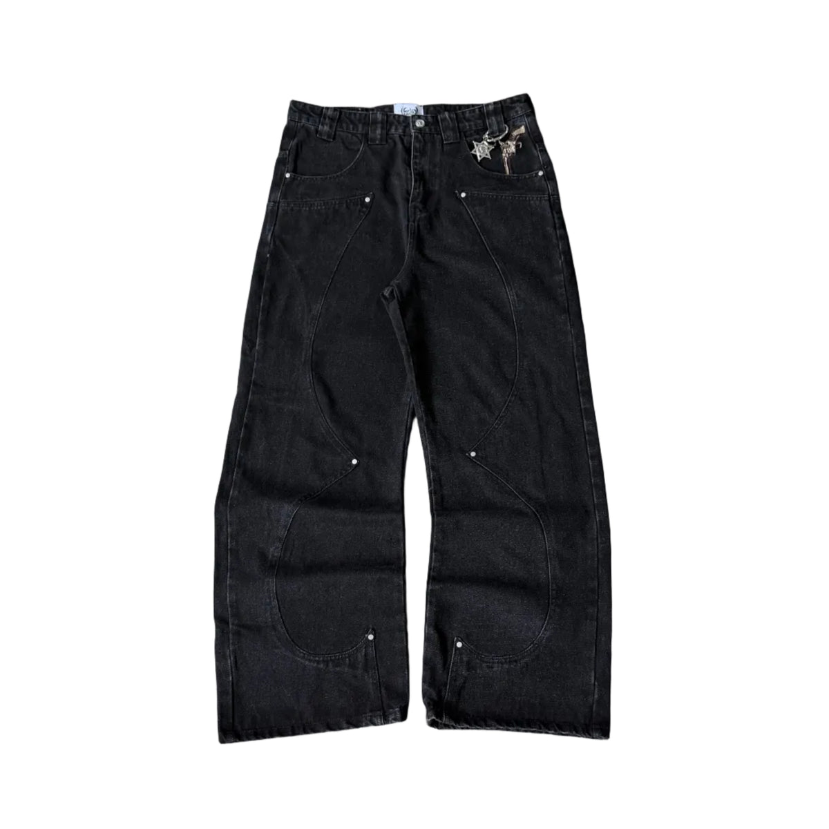 Rivet Western Denim (Black)