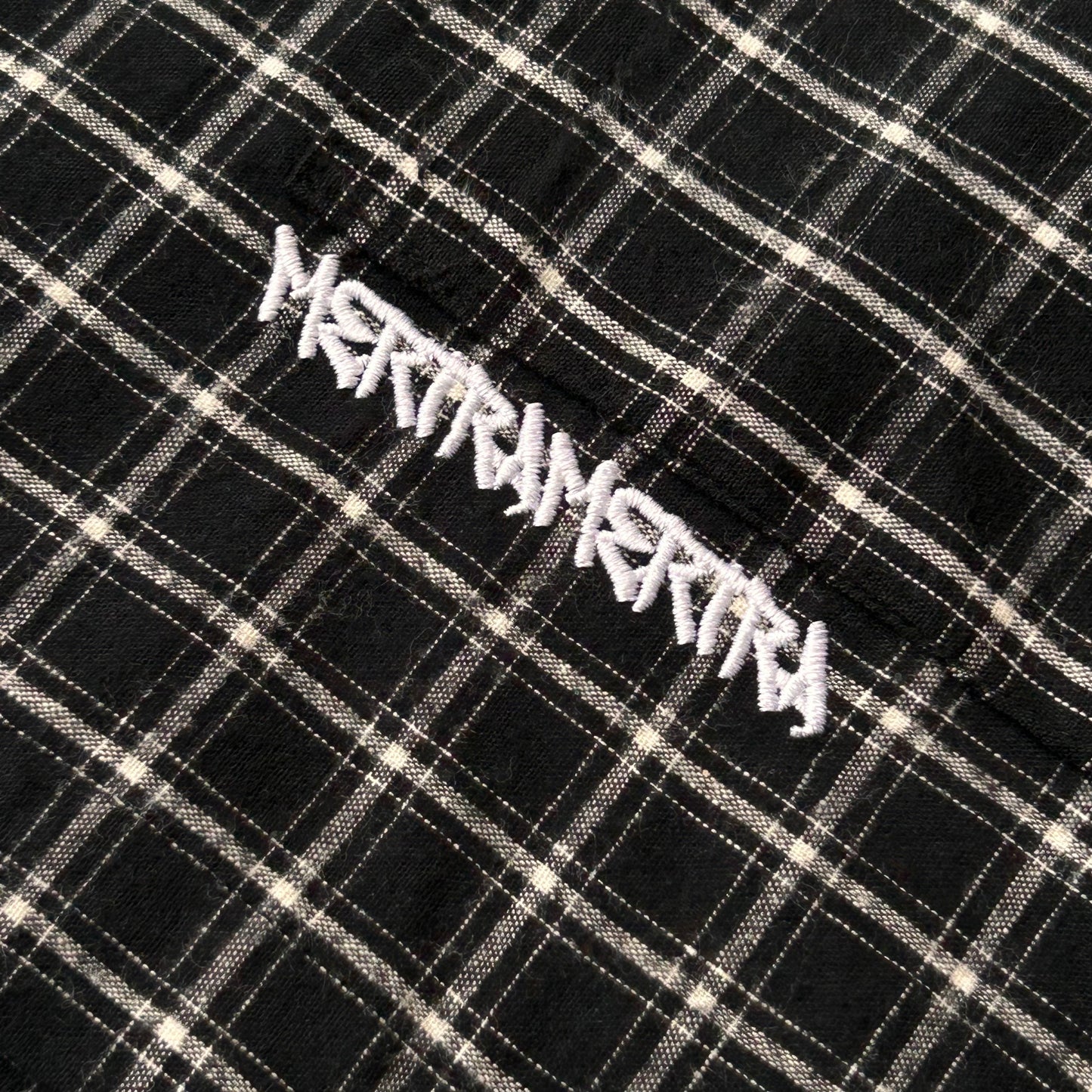 Plaid Shirt (Black)