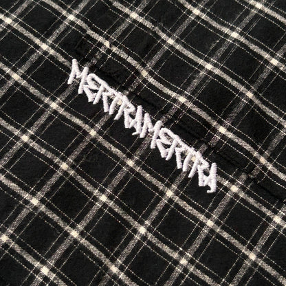 Plaid Shirt (Black)
