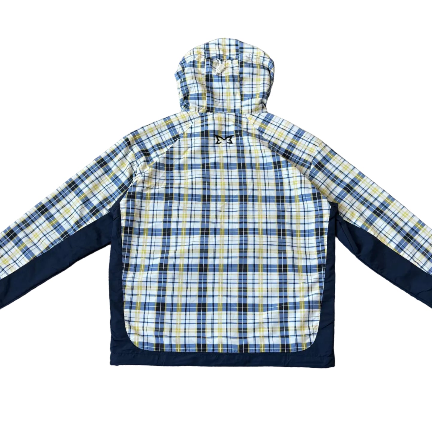 Plaid Pullover Jacket (Blue / Yellow)