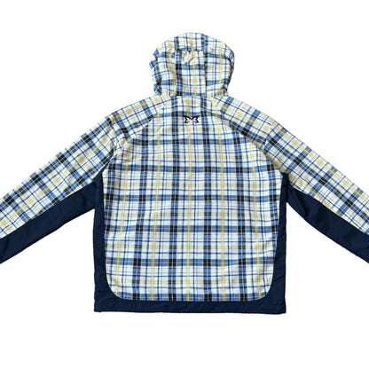 Plaid Pullover Jacket (Blue / Yellow)