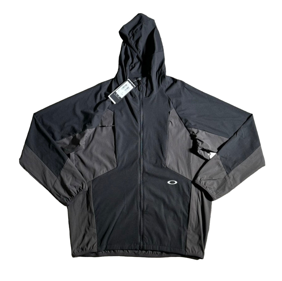 Black/Grey Oakley Windbreaker Jacket