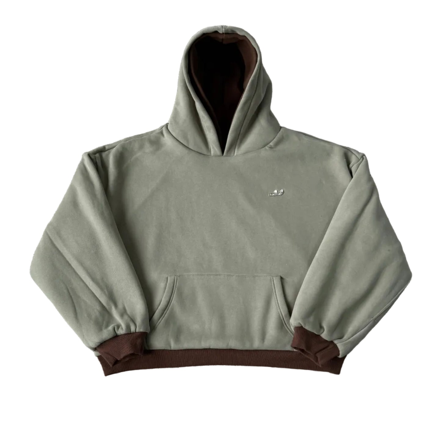 Ekough Hoodie Reversable (Brown / Green)