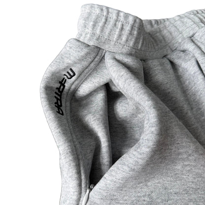 Split Panel Joggers (Grey)