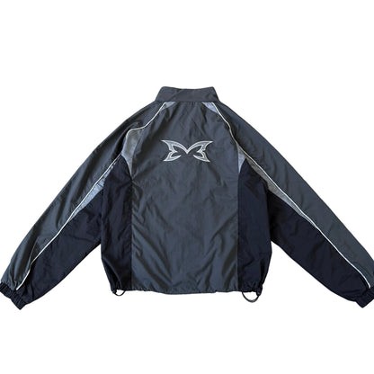 Nylon Piping Tracksuit Jacket (Grey)