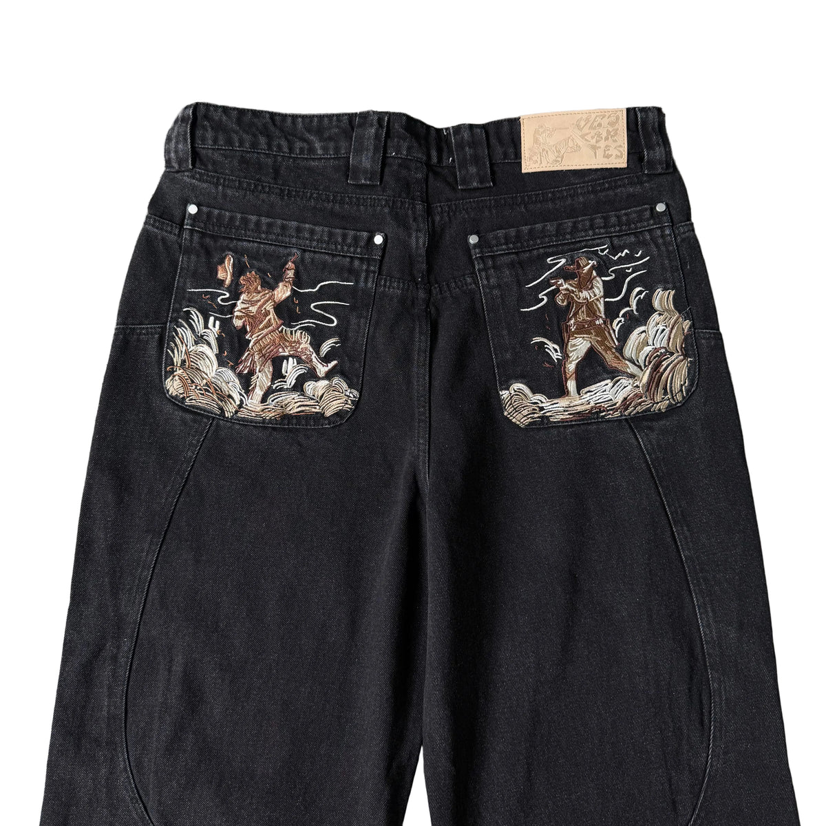 Rivet Western Denim (Black)