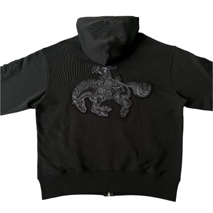 "western" Zip Up black
