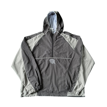 Nylon Track Jacket (Grey / Grey)