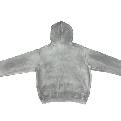 Light Grey Silk Zip-up Jacket