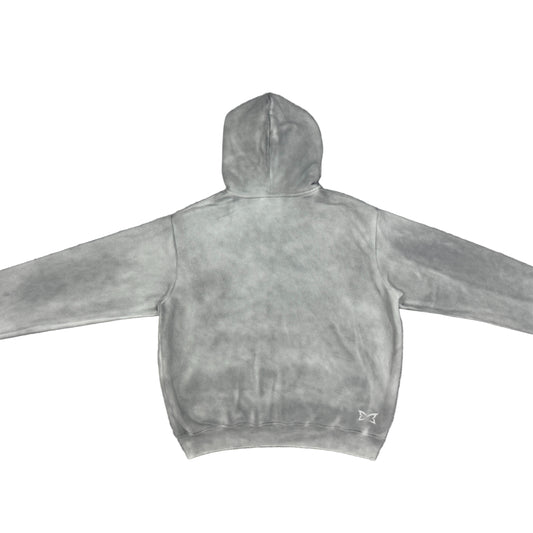 Light Grey Silk Zip-up Jacket
