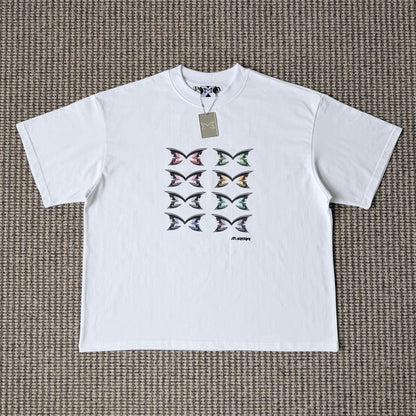 Stacked Logo Tee (White)