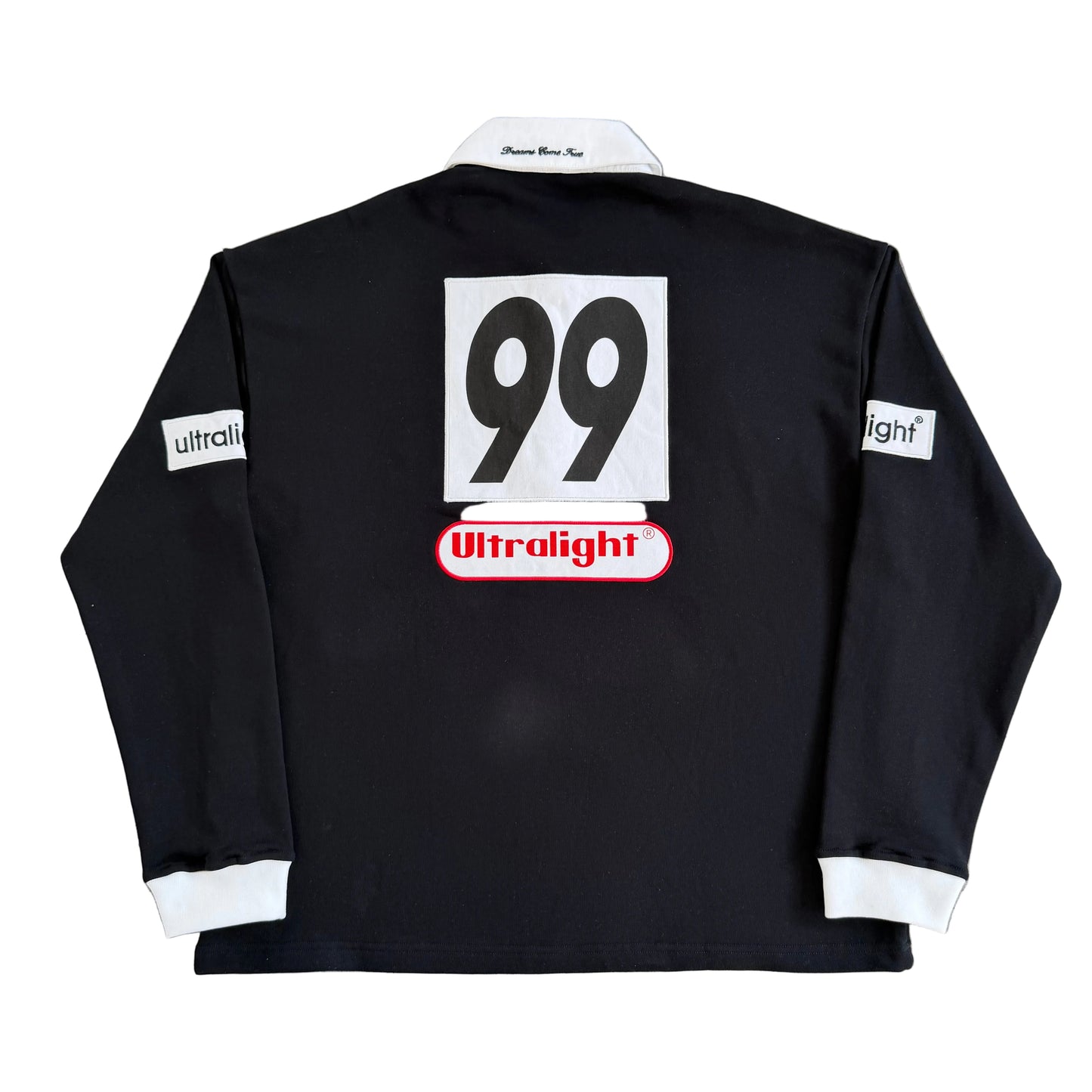 TL Lapel Long Sleeve Polo (Black)