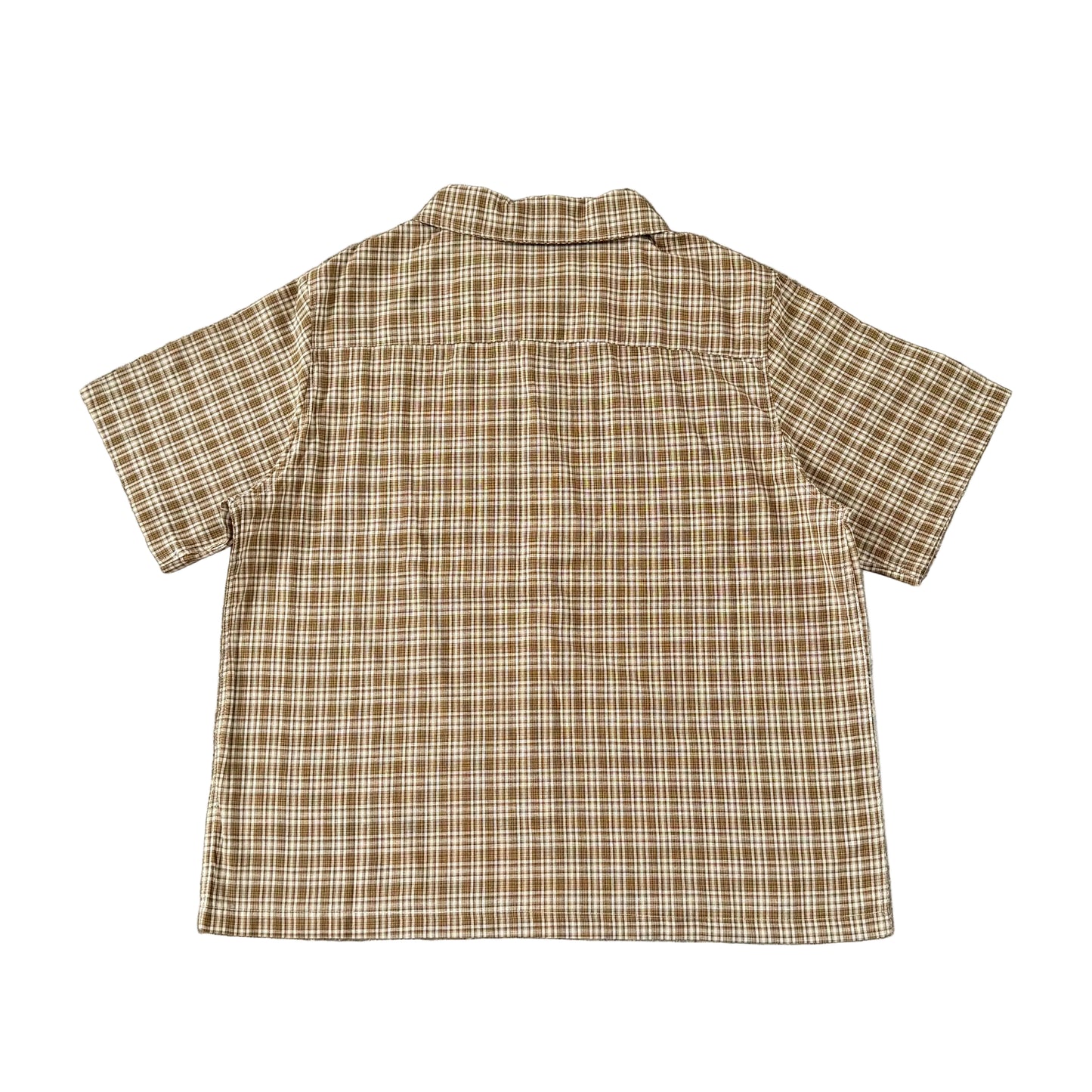 Oxfaud Plaid Shirt (Light Brown)
