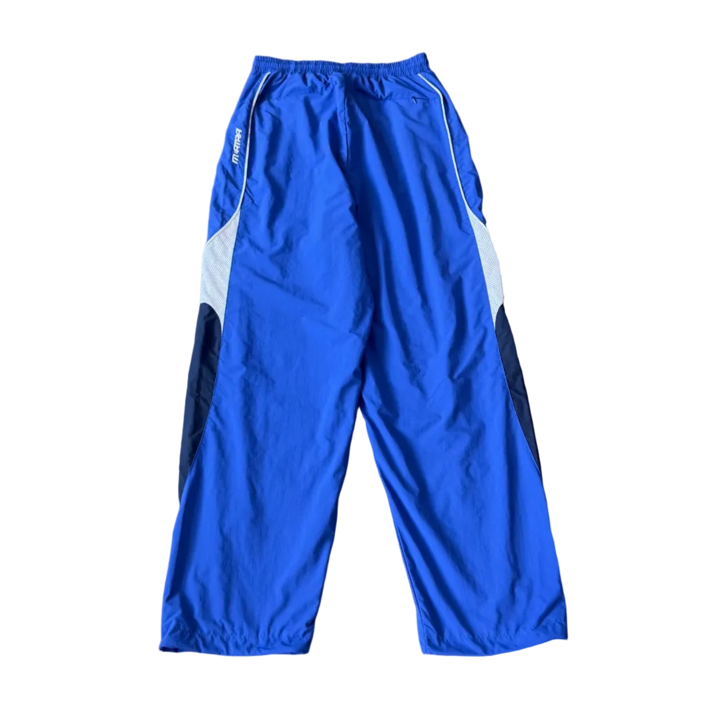 Piping Nylon Tracksuit Pants (Blue)