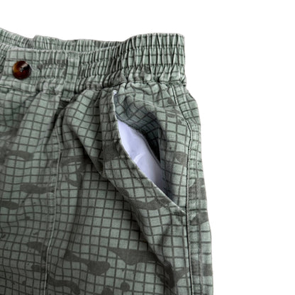 Grid Camo Shorts
