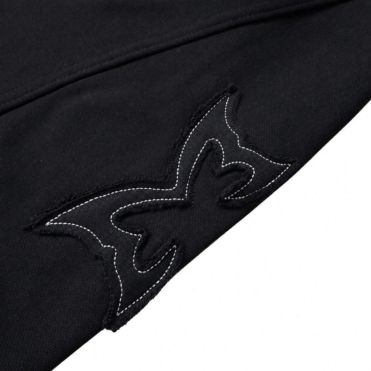 Split Panel Joggers (Black)